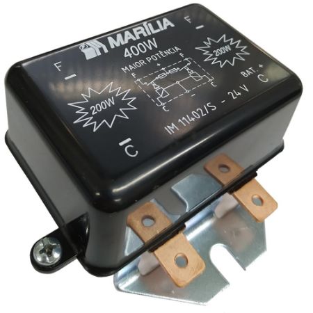 Imagem de Relê Auxliar de Farois 5 Terminais 400W 24V - MARILIA IM11402S