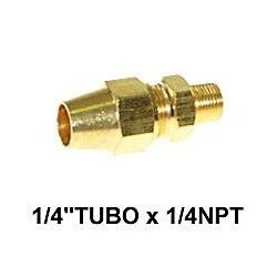 Imagem de Conector Macho com Porca 1/4X1/4 Npt - ROCHEPECAS 144646