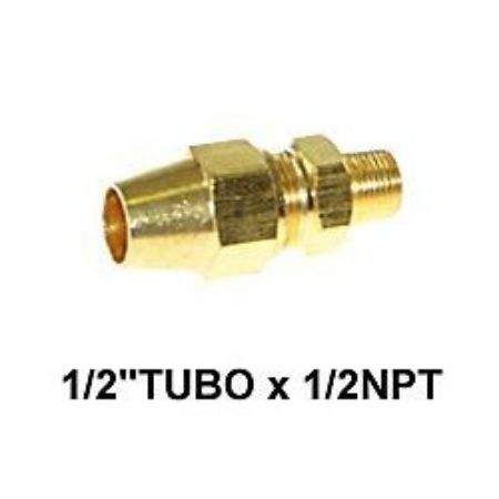 Imagem de Conector Macho com Porca 1/2X1/2 Npt - ROCHEPECAS 145246