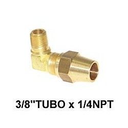 Imagem de Cotovelo Macho Uso Geral 3/8X1/4 Npt 9,5mm - ROCHEPECAS 140549