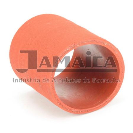 Imagem de Mangueira de Ligação do Intercooler a Turbina Vermelha 65x85mm - JAMAICA TR3227