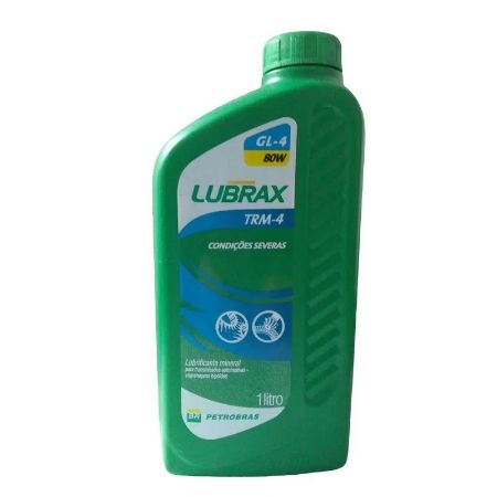 Imagem de Óleo Câmbio 80W Gl4 Lubrax TRM-4 Mineral 1 Litro - PETROBRAS 01002042