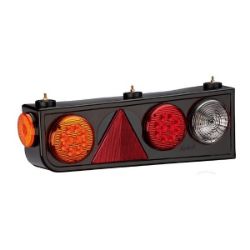 Imagem de Lanterna Traseira Lado Direito Led 12V com Triangulo com Aba - SINALSUL 202312299D