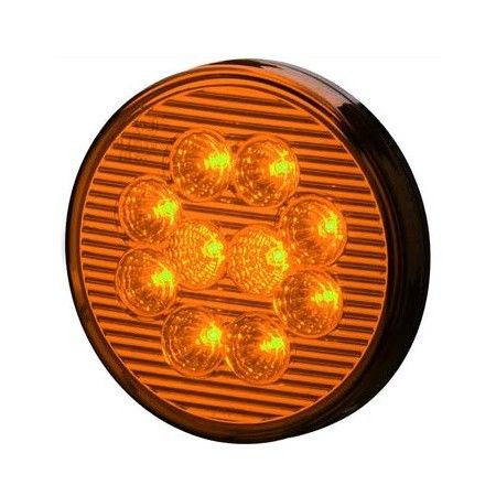 Imagem de Lanterna Traseira 125mm Âmbar 10 Leds 24V - SINALSUL 207024AM