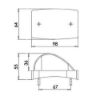 Imagem de Lanterna Dianteira SCANIA 111 Âmbar Base Curva - PRADOLUX PL05103501