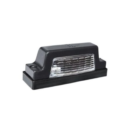 Imagem de Lanterna de Placa Univesal Preto Trapezio 2 Leds - PRADOLUX PL05440057