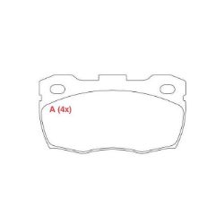 Imagem de Pastilha de Freio Dianteira LAND ROVER DEFENDER - WILLTEC PW587