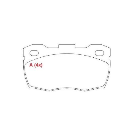 Imagem de Pastilha de Freio Dianteira LAND ROVER DEFENDER - WILLTEC PW587