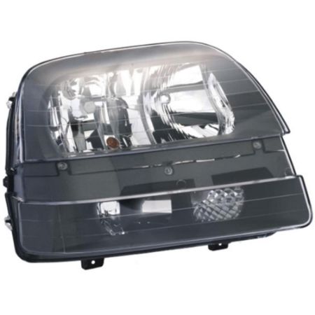 Imagem de Farol Principal FIAT DOBLO Lado Direito Regulagem Elétrica Máscara Negra com Milha - ORGUS FF185LD