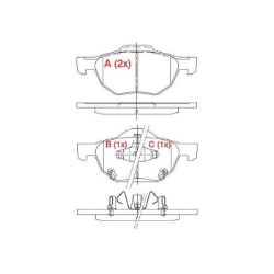 Imagem de Pastilha de Freio Dianteira HONDA ACCORD - WILLTEC PW944