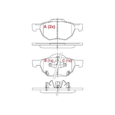 Imagem de Pastilha de Freio Dianteira HONDA ACCORD - WILLTEC PW944