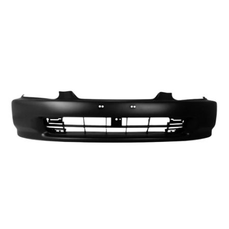 Imagem de Para-choque Dianteiro HONDA CIVIC Preto Liso sem Furo Friso - LUMAX 10HD0333