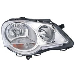 Imagem de Farol Principal VOLKSWAGEN POLO Lado Direito Máscara Cromada H7/H1 - ORGUS FW495LD