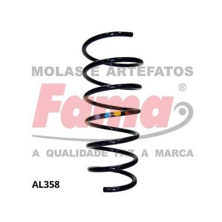 Imagem de Mola de Suspensão Dianteira FIAT DOBLO sem Ar-condicionado - FAMA / ALIPERTI AL358