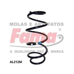 Imagem de Mola de Suspensão Dianteira VOLKSWAGEN FOX sem Ar-condicionado - FAMA AL212M