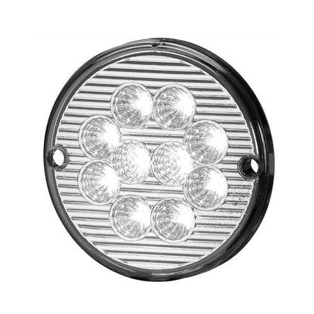 Imagem de Lanterna Traseira Universal 125mm Cristal 10 Leds 24V - SINALSUL 207124CR