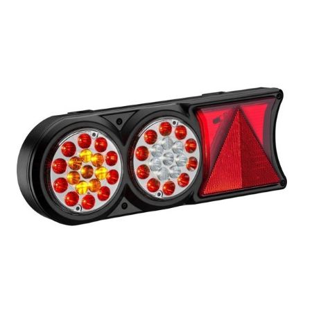 Imagem de Lanterna Traseira Lado Esquerdo Cristal Bivolt Conector 6 Vias - SINALSUL 21800E