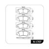 Imagem de Pastilha de Freio Dianteira LAND ROVER DISCOVERY /RANGE ROVER Sistema TRW - COBREQ N1707