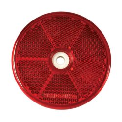 Imagem de Refletor 60mm com Furo Vermelho Redondo - PRADOLUX PL15272123