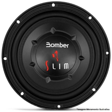 Imagem de Subwoofer Slim 8 Pol. 200W Rms 4 Ohms Bobina Simples - BOMBER 147023