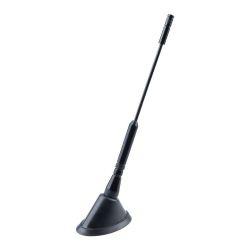 Imagem de Antena Decorativa Universal Tunning em Alumínio Preto - SHEK PARTS 01040