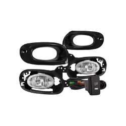 Imagem de Kit Farol de Milha HONDA FIT com Moldura Preta - SUNS ACESSORIOS FGS0215HD