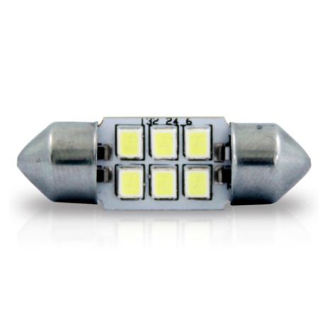 Imagem de Lâmpada Led (Par) Torpedo Pequena 32mm 5W 6 Leds 24V - AUTOPOLI AL258