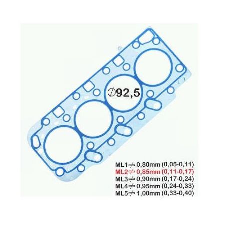 Imagem de Junta do Cabeçote (0.85mm) - BASTOS JUNTAS 15155605ML2