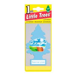 Imagem de Sachê Aromatizador Car-Freshner Little Trees Summer Linen Aroma Pêssego Branco Lavanda Coco Branco - LITTLE TREES 10574