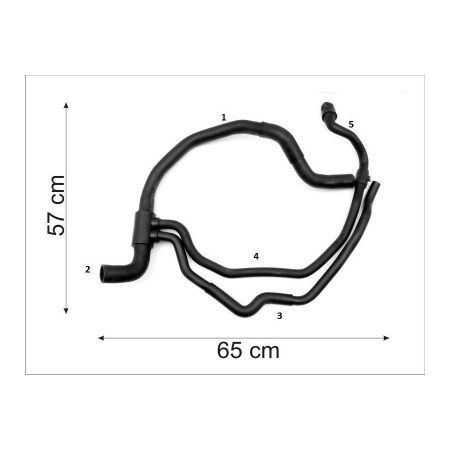 Imagem de Mangueira Inferior Radiador RENAULT CLIO sem Ar - CAUPLAS 6679