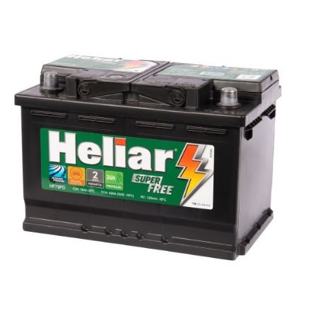 Imagem de Bateria 75Ah Polo Lado Direito - HELIAR HF75PD