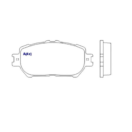 Imagem de Pastilha de Freio Dianteira TOYOTA CAMRY - SYL SYL1394