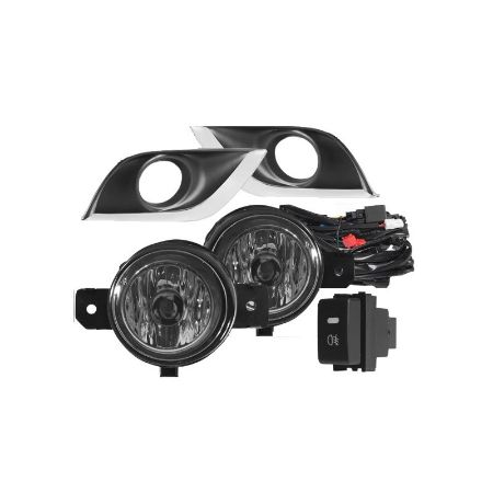 Imagem de Kit Farol de Milha NISSAN VERSA Moldura Cromada - SUNS ACESSORIOS FGS0316NS