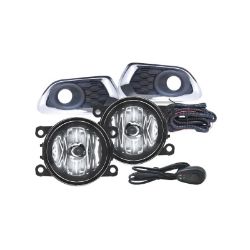 Imagem de Kit Farol de Milha RENAULT SANDERO com Moldura Cromada - SUNS ACESSORIOS FGS0908RN