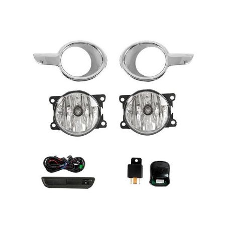 Imagem de Kit Farol Auxiliar PEUGEOT 208 com Aro Cromado - AUTOMOTIVE IMPORTS ZN5959022