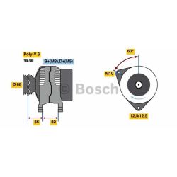 Imagem de Alternador IVECO DAILY - BOSCH 0124325054