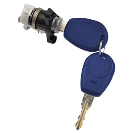 Imagem de Cilindro de Fechadura do Porta Malas FIAT IDEA/PALIO Azul com Chave - UNIVERSAL AUTOMOTIVE 61701