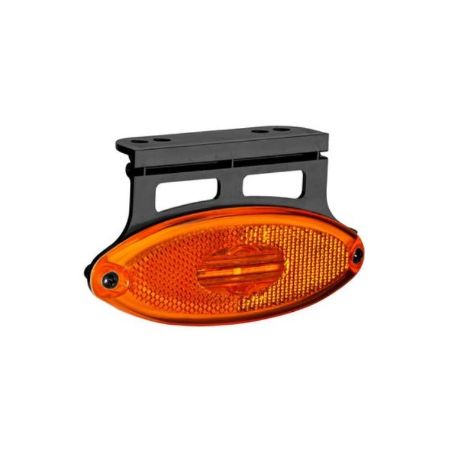 Imagem de Lanterna Lateral Flex Âmbar Oval com Led Bivolt - SINALSUL 2043AM