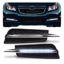 Imagem de Grade do Para-choque Dianteiro CHEVROLET - GM CRUZE DLR Led (Maior) (Par) - AUTOMOTIVE IMPORTS ZN5959037