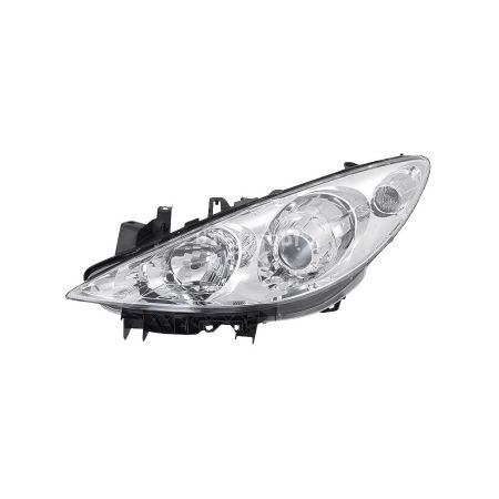 Imagem de Farol Principal PEUGEOT 307/307 SW Lado Esquerdo Máscara Cromada - TYC 20B224052B