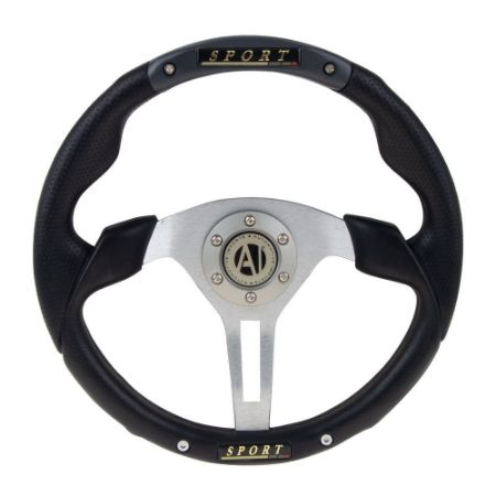 Imagem de Volante de Direção Espotivo Thundercloud Cinza 350mm - AUTOMOTIVE IMPORTS ZN4646032