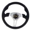 Imagem de Volante de Direção Espotivo Thundercloud Preto Prata 350mm - AUTOMOTIVE IMPORTS ZN4646032P