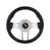 Imagem de Volante de Direção Esportivo Lava Vermelho Preto Cinza 350mm - AUTOMOTIVE IMPORTS ZN4646019