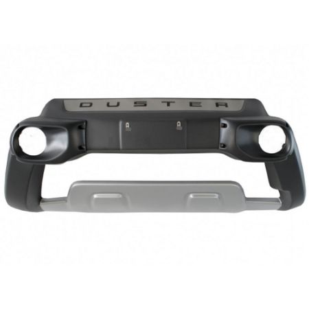 Imagem de Overbumper Dianteiro RENAULT DUSTER  com Furo Milha Preto - TGPOLI 09055PP