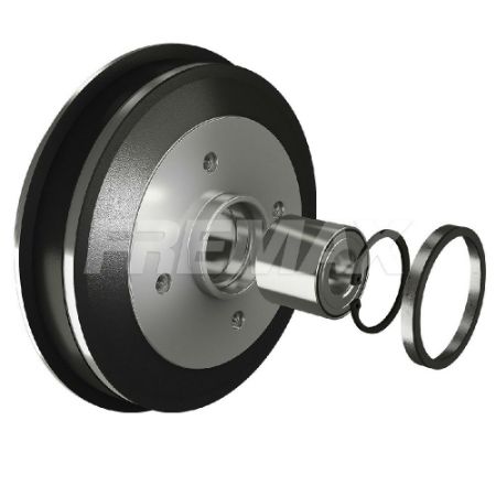 Imagem de Tambor de Freio com ABS com Rolamento com Anel - FREMAX BD4729KT