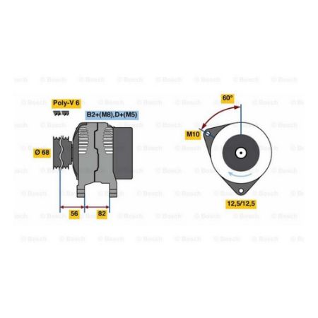 Imagem de Alternador IVECO DAILY - BOSCH 0124515099