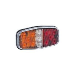 Imagem de Lanterna Traseira Universal Canoinha Carretinha Led 24V Bicolor - SINALSUL 212024