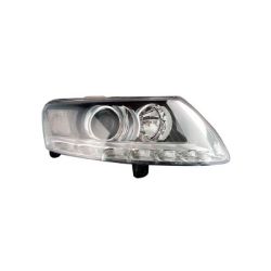 Imagem de Farol Principal AUDI A6 Lado Esquerdo Regulagem Elétrica com Led - DEPO 24555