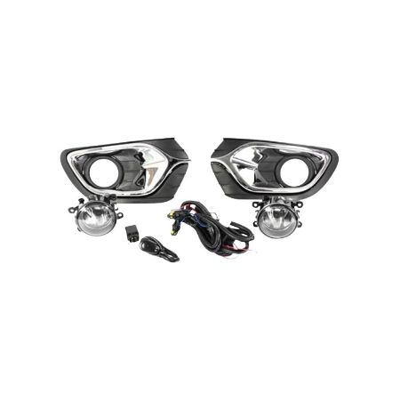 Imagem de Kit Farol de Milha RENAULT LOGAN com Moldura Cromada - SHOCKLIGHT SL220910U