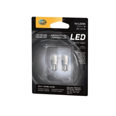 Imagem de Lâmpada Led Esmagada Led 921 12V 1W 2.1X9.5D 5000K - HELLA 921LED5K